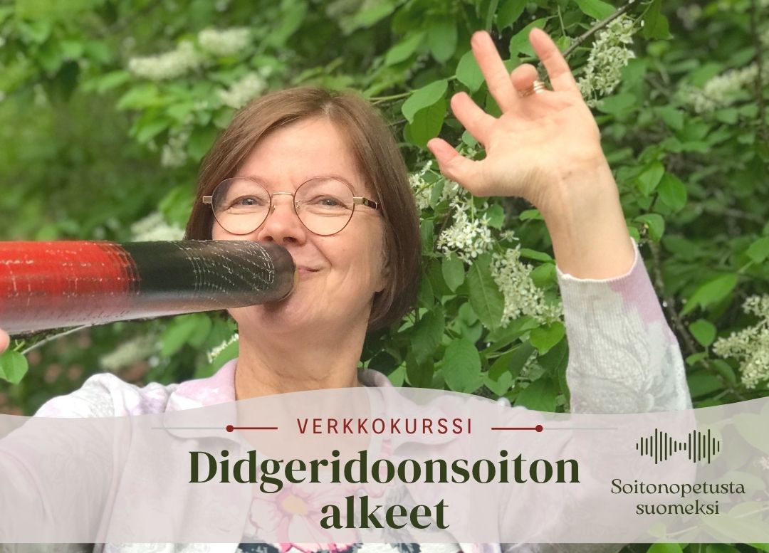 Didgeridoonsoiton alkeet -verkkokurssi