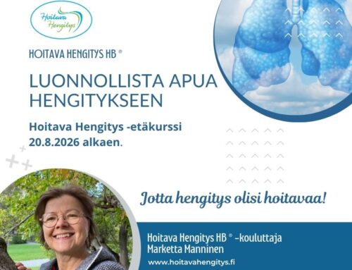 Hoitava Hengitys -etäkurssi 20.8. alkaen