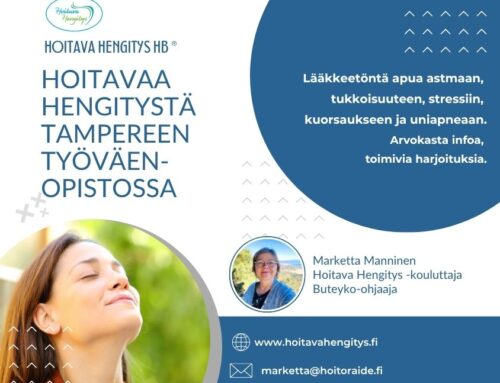Hoitava Hengitys -kurssi Tampereen työväenopistossa